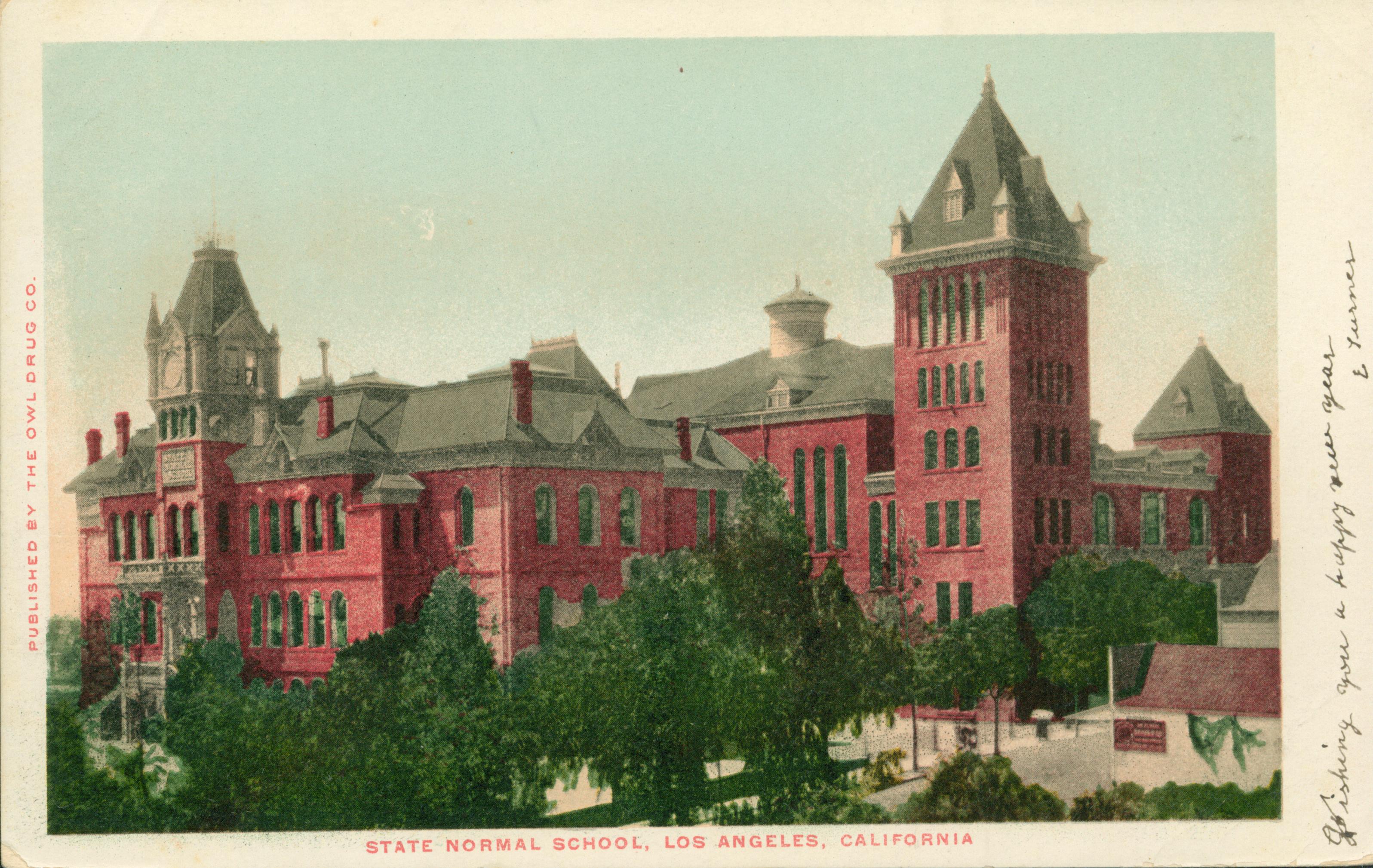 This postcard shows the State Normal School